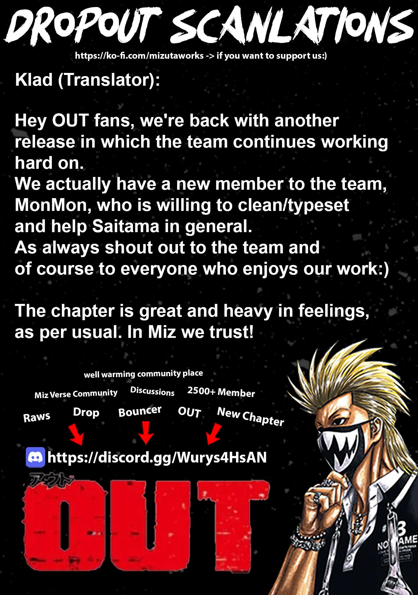 Out (Makoto Mizuta) Chapter 230 1